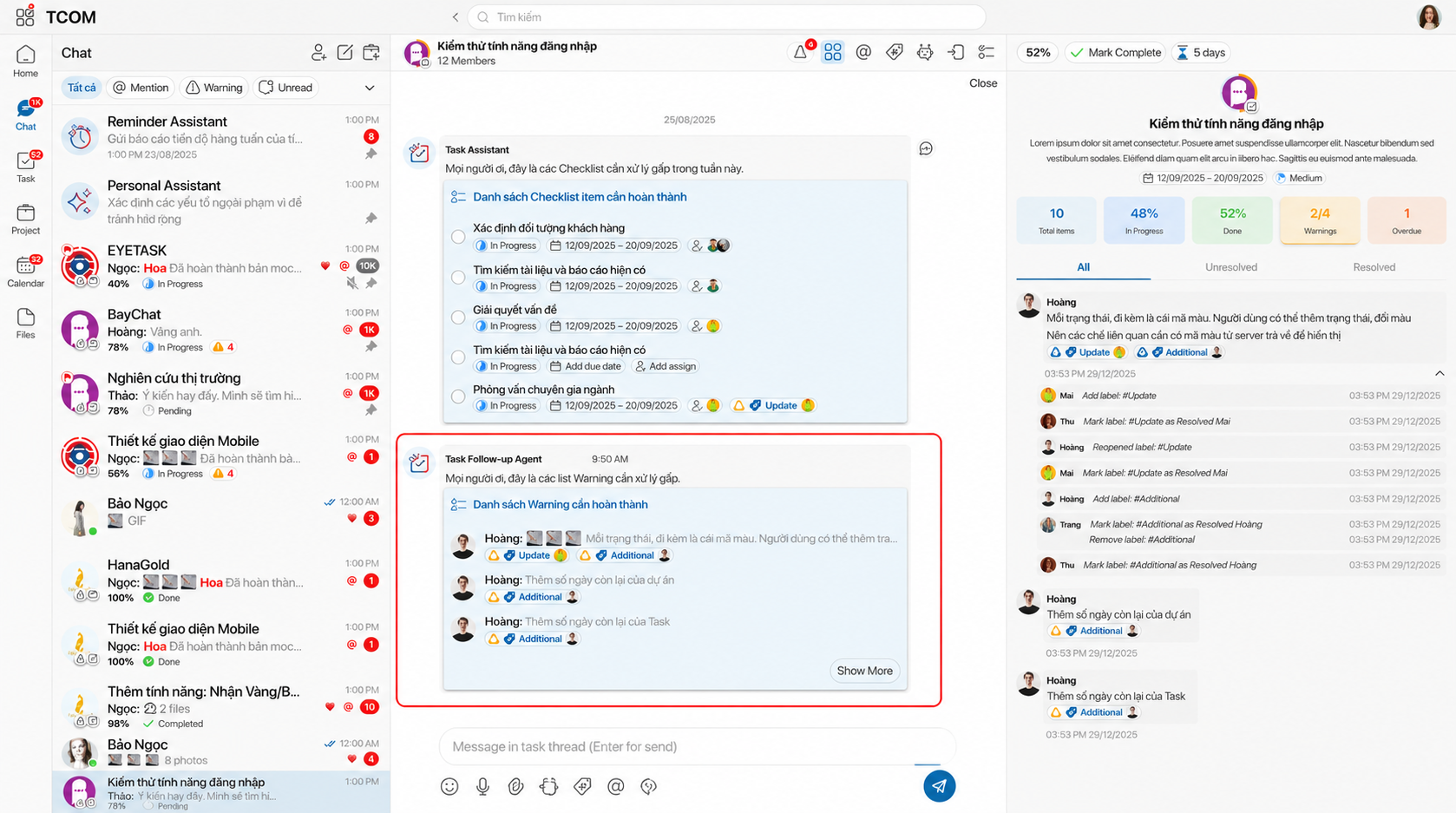 task follow-up agent
