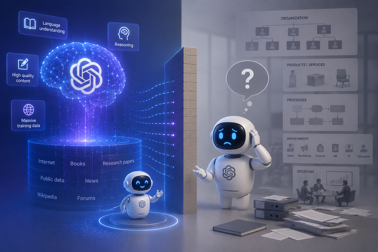 ChatGPT is very smart, but it doesn't understand your business.