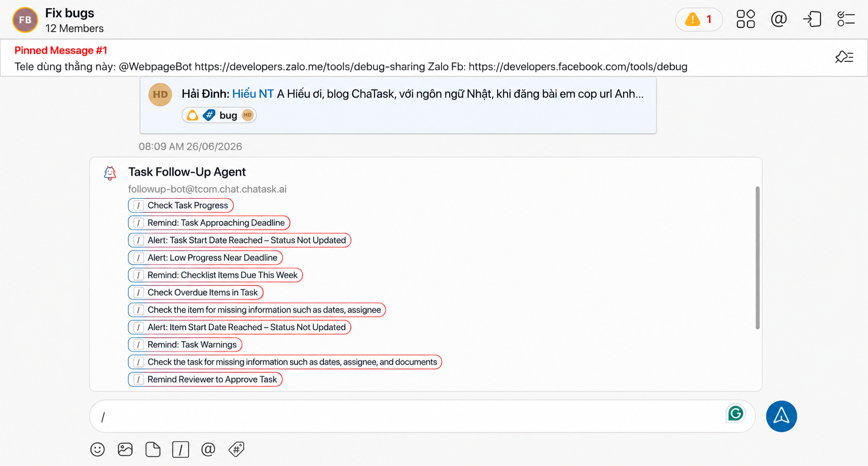 task follow-up agent
