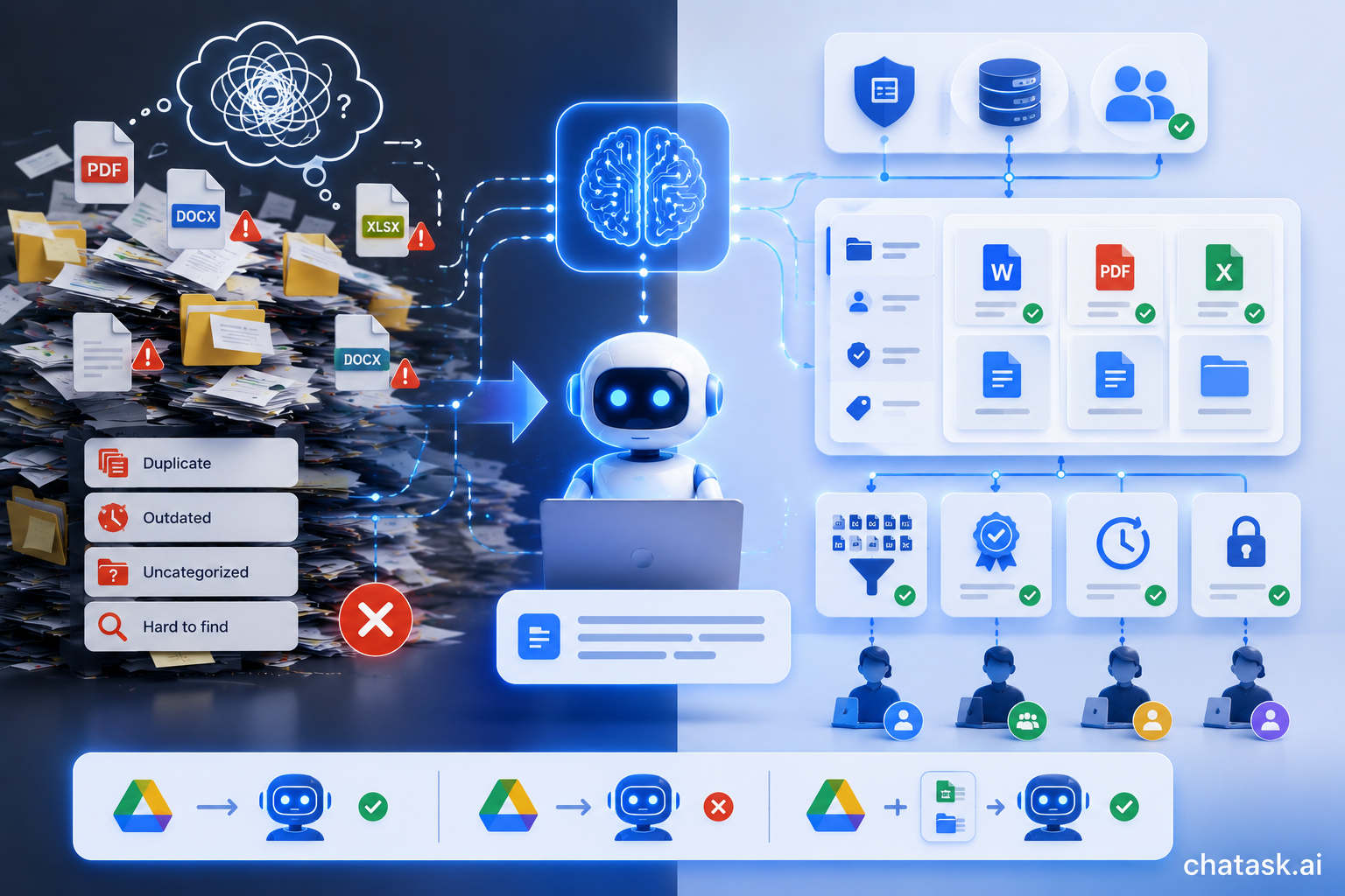 AI needs a structured knowledge base to work effectively.