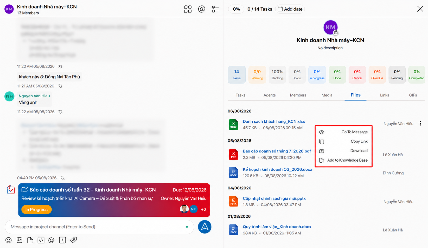 Easily locate documents and the context in which they appear.