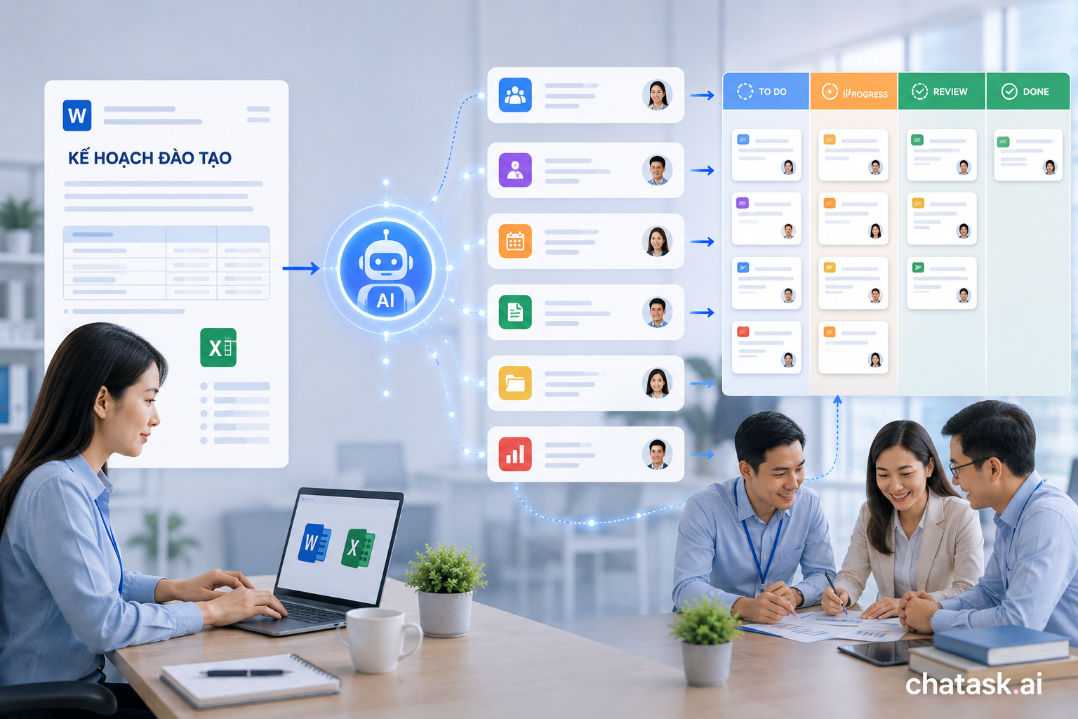 AI workspace for school